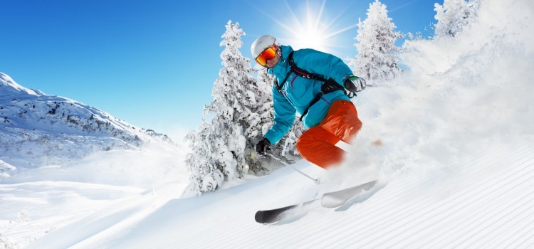 Skifahren am Jenner
